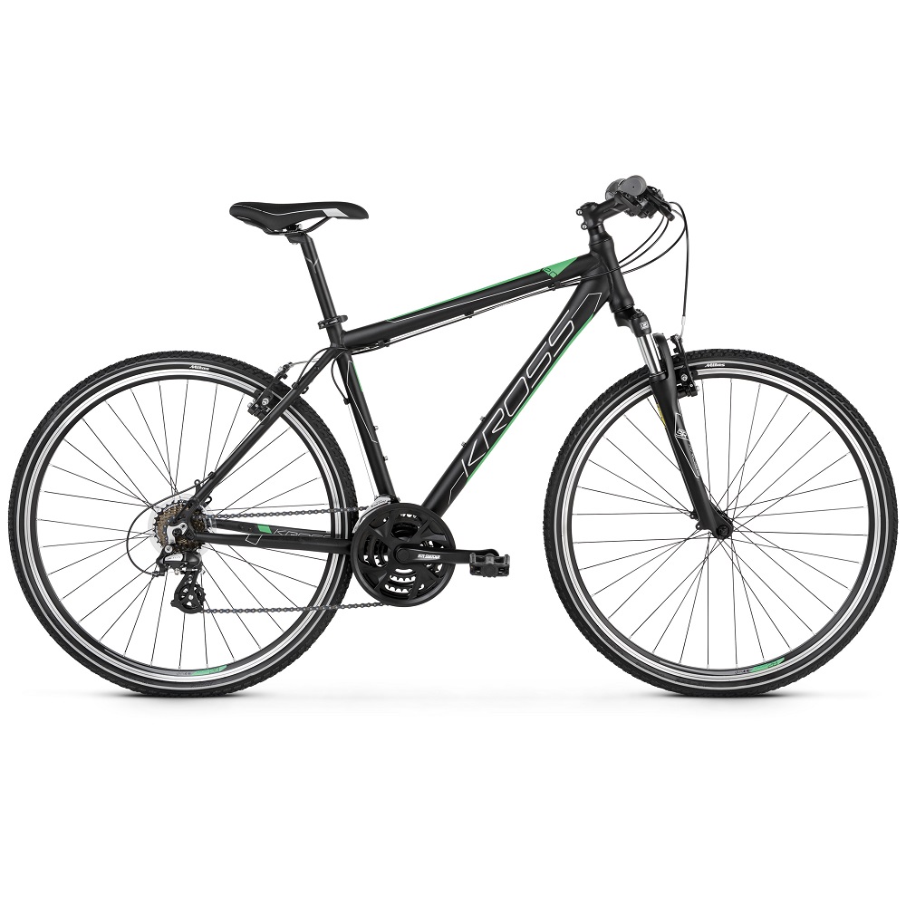 Pánské crossové kolo Kross Evado 2.0 28" S (17") černo-zelená