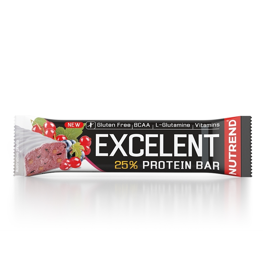 Tyčinka Nutrend Excelent Protein Bar 85g černý rybíz s brusinkami