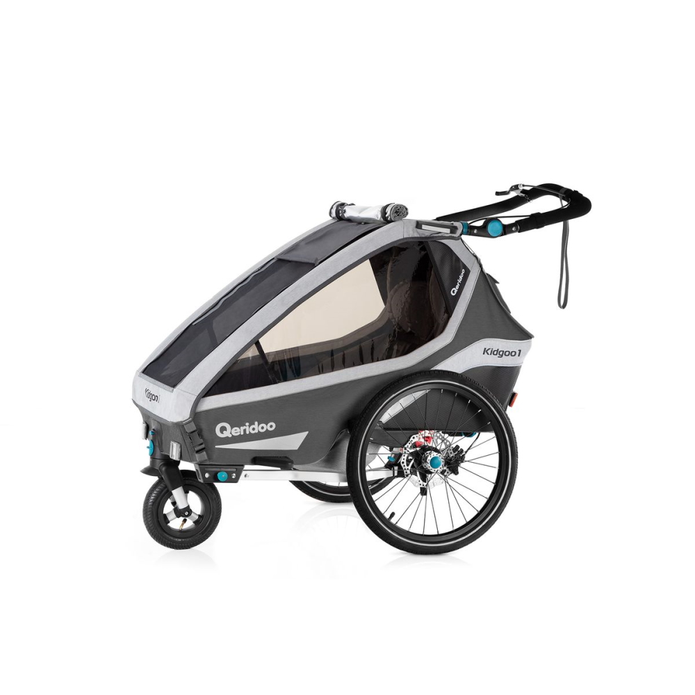 Multifunkční dětský vozík Qeridoo KidGoo 1 Sport Anthracite Grey