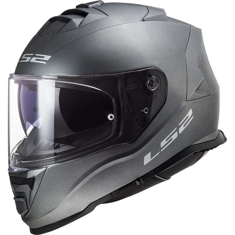 Moto helma LS2 FF800 Storm Solid Matt Titanium - XL (61-62)
