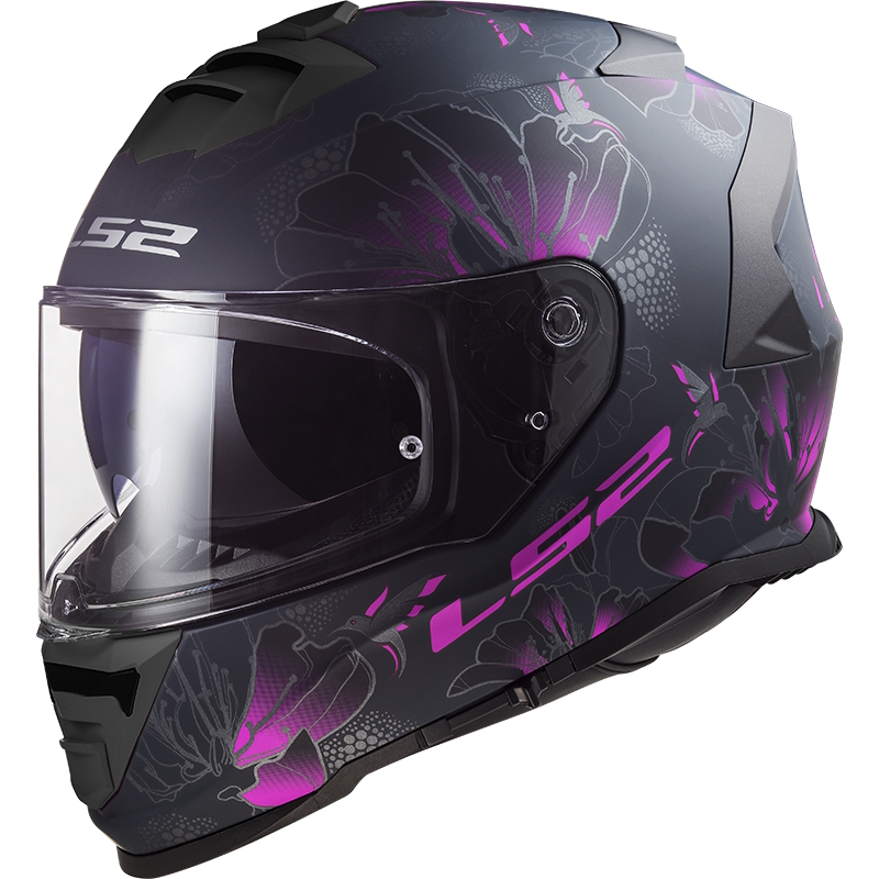 Integrální helma LS2 FF800 Storm II Burst Matt Black Pink XL (61-62)