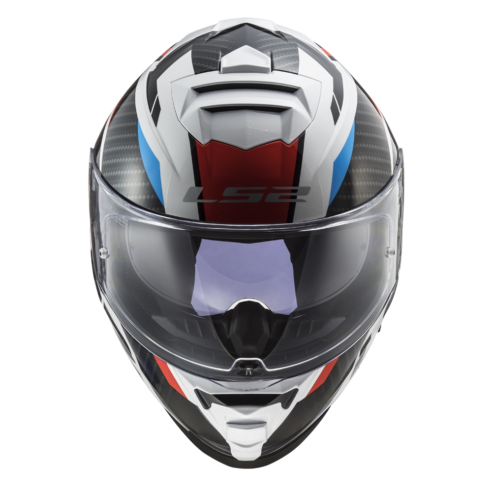 Moto helma LS2 FF800 Storm II Racer Red Blue M (57-58) - Obrázek 2