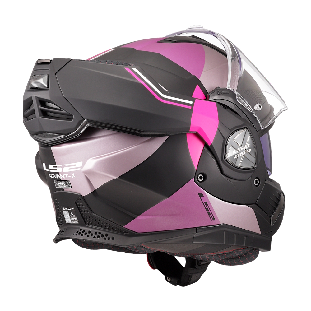 Překlopná moto přilba LS2 FF901 Advant X Ultra Grey Purple P/J L (59-60) (obrázek 10)