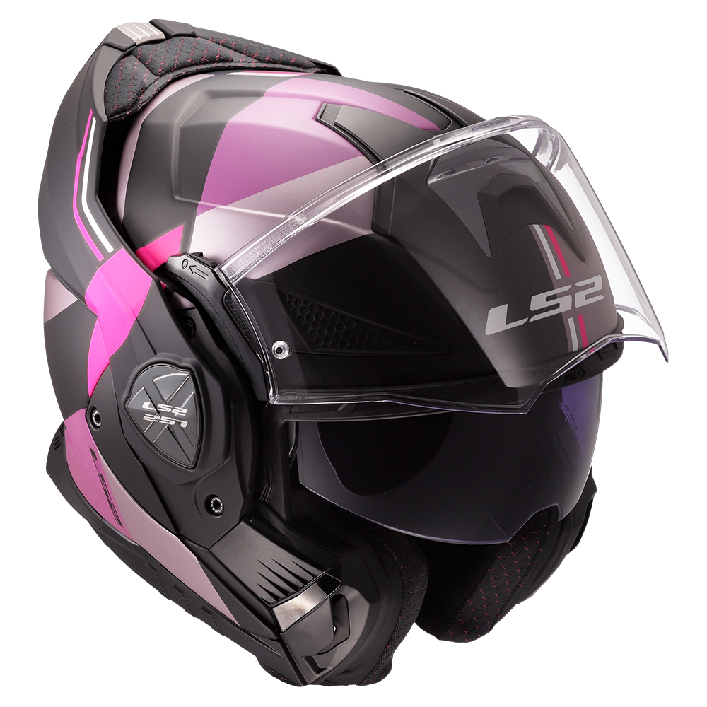 Překlopná moto přilba LS2 FF901 Advant X Ultra Grey Purple P/J L (59-60) (obrázek 11)