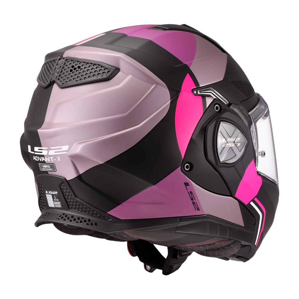 Překlopná moto přilba LS2 FF901 Advant X Ultra Grey Purple P/J L (59-60) (obrázek 5)