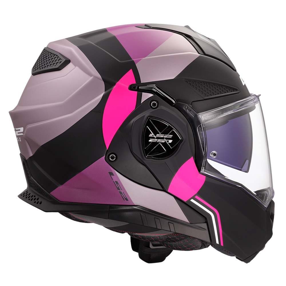 Překlopná moto přilba LS2 FF901 Advant X Ultra Grey Purple P/J L (59-60) (obrázek 6)