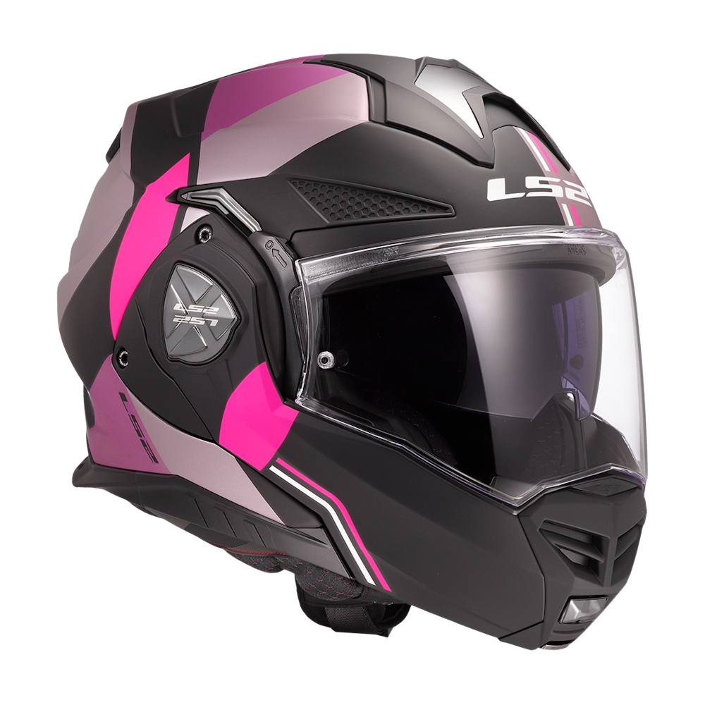 Překlopná moto přilba LS2 FF901 Advant X Ultra Grey Purple P/J L (59-60) (obrázek 7)