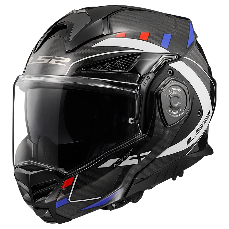 Překlopná moto přilba LS2 FF901 Advant X C Future Gl White Blue P/J  XS (53-54)