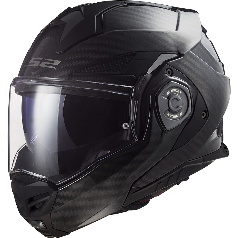 Překlopná moto přilba LS2 FF901 Advant X Solid Carbon P/J  XXL (63-64)