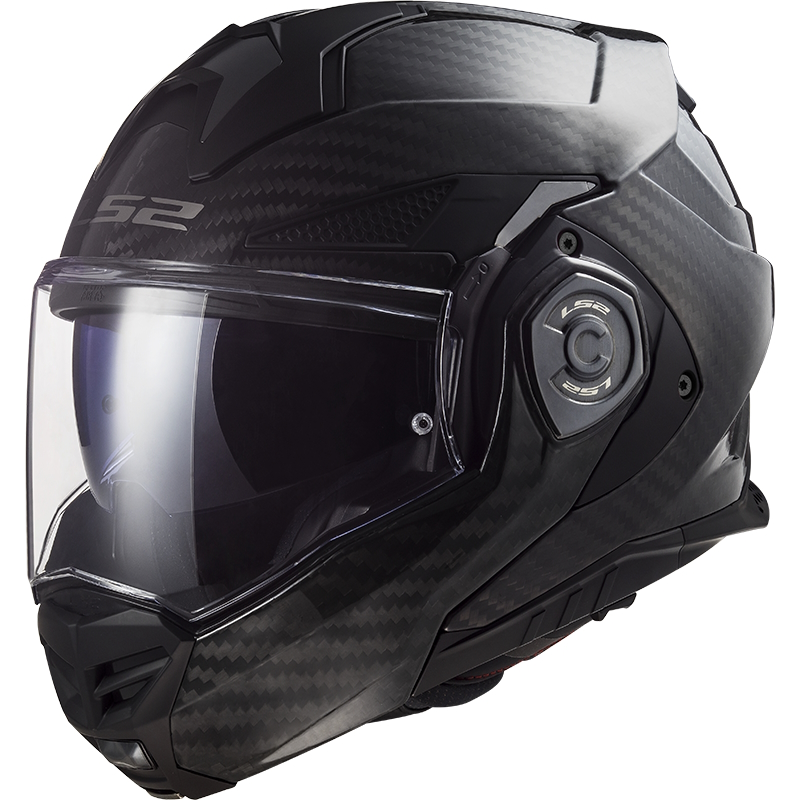 Výklopná moto přilba LS2 FF901 Advant X Solid Carbon P/J S (55-56)