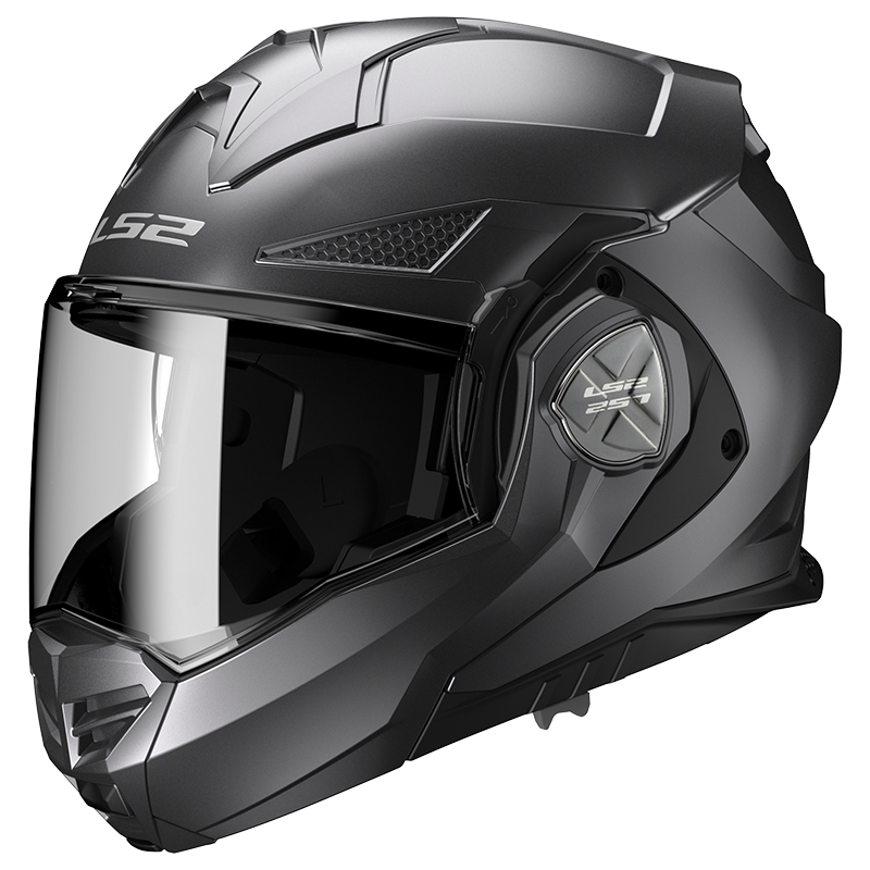 Výklopná moto přilba LS2 FF901 Advant X Solid Matt Titanium P/J M (57-58)