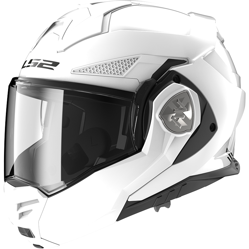 Výklopná moto přilba LS2 FF901 Advant X Solid White P/J S (55-56)