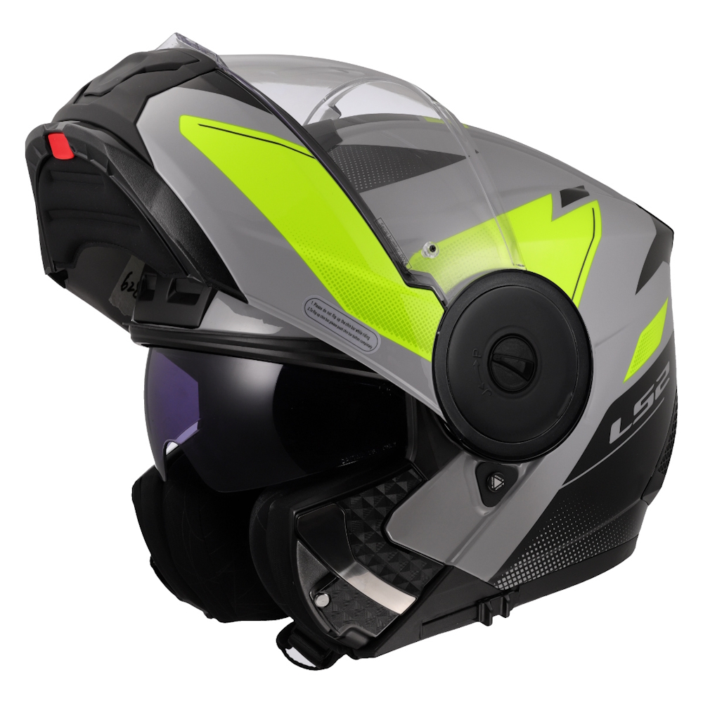 Výklopná moto přilba LS2 FF902 Scope II Duria Grey H-V Yellow M (57-58) (obrázek 10)