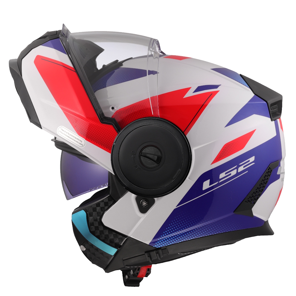 Výklopná moto přilba LS2 FF902 Scope II Duria White Blue Red S (55-56) (obrázek 10)