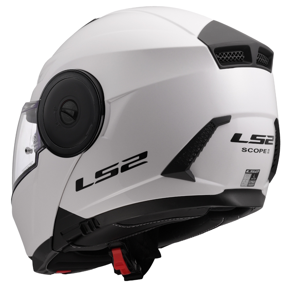 Výklopná moto přilba LS2 FF902 Scope II Solid Gloss White XXL (63-64) - Obrázek 3