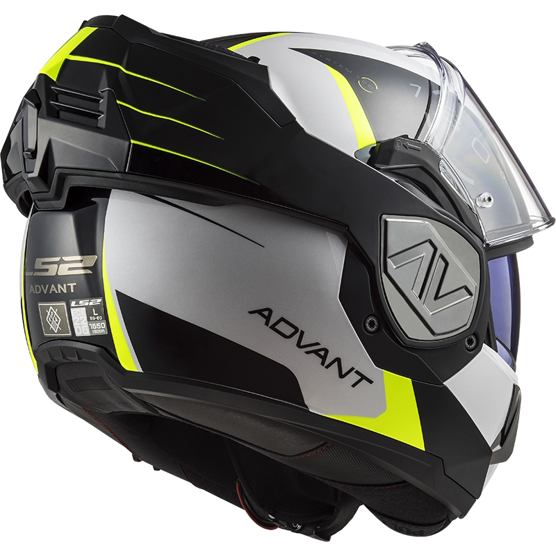 Překlopná moto přilba LS2 FF906 Advant Codex White Black P/J S (55-56) (obrázek 5)