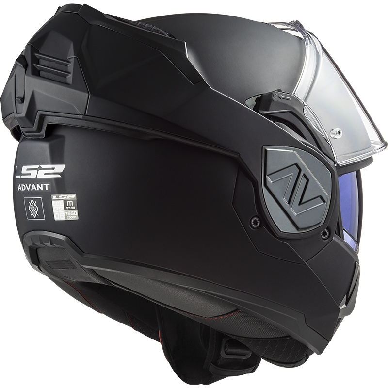 Překlopná moto přilba LS2 FF906 Advant Solid Matt Black P/J L (59-60) (obrázek 9)