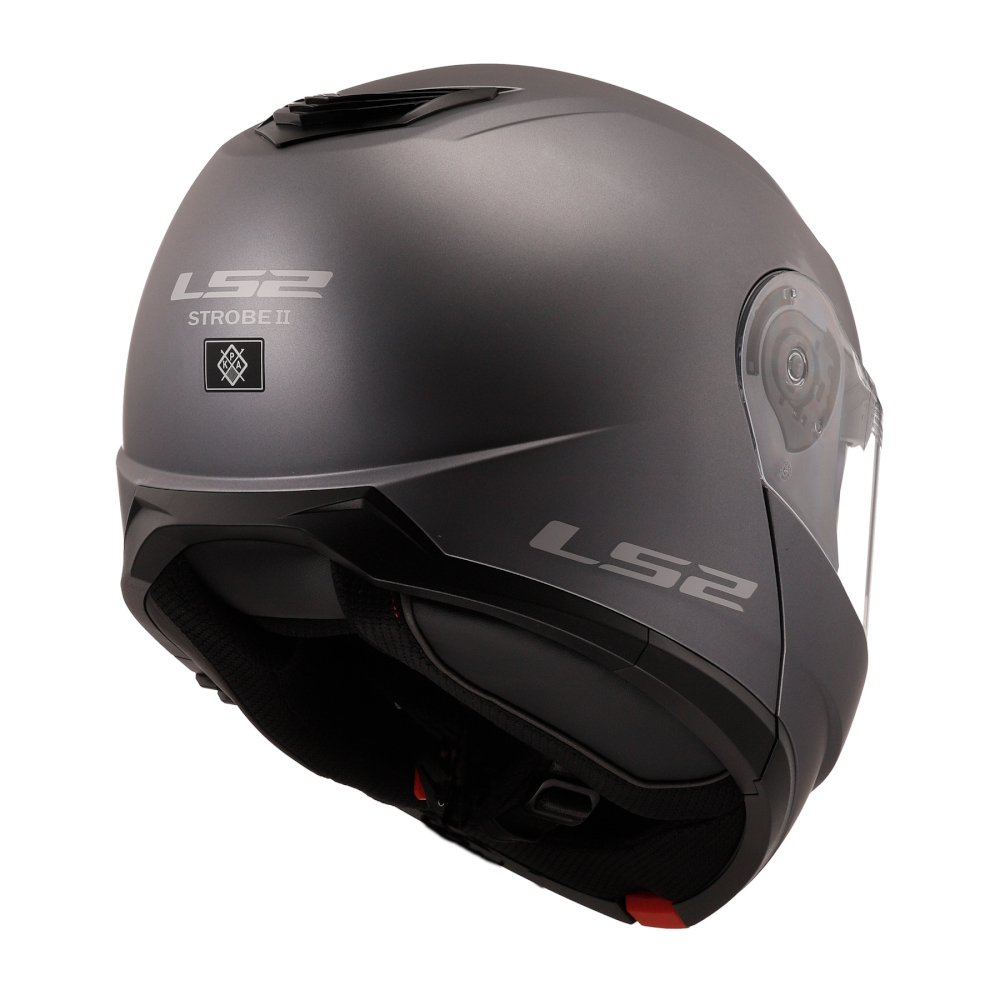 Výklopná přilba LS2 FF908 Strobe II Matt Titanium XL (61-62) - Obrázek 4