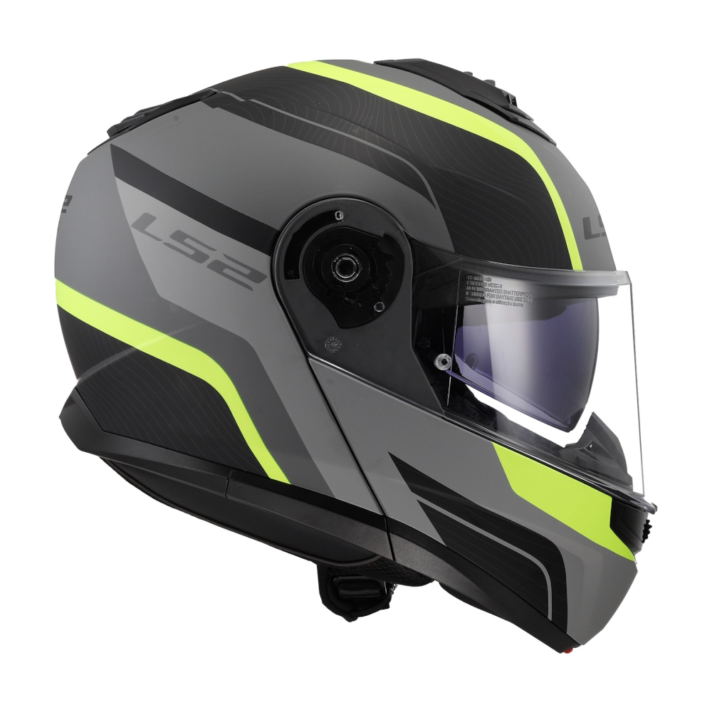 Výklopná přilba LS2 FF908 Strobe II MONZA Matt Black H-V Yellow 3XL (65-66) - Obrázek 5