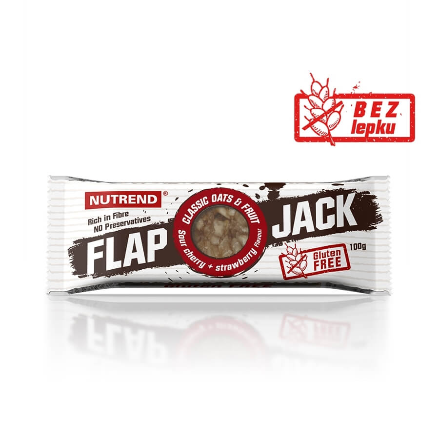 Tyčinka Nutrend FlapJack Gluten Free 100g čokoláda+kokos s hořkou čokoládou (obrázek 4)
