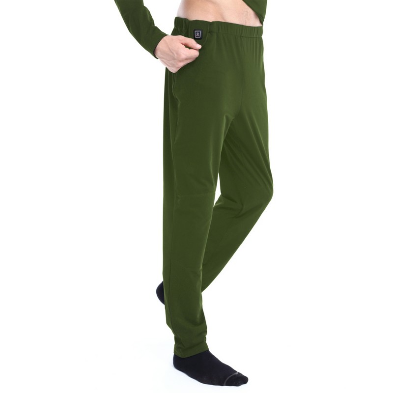 Levně Vyhřívané kalhoty Glovii GP1C zelená L