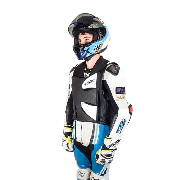 Závodní airbagová vesta Helite GP Air 2, mechanická s trhačkou černá L - Obrázek 3