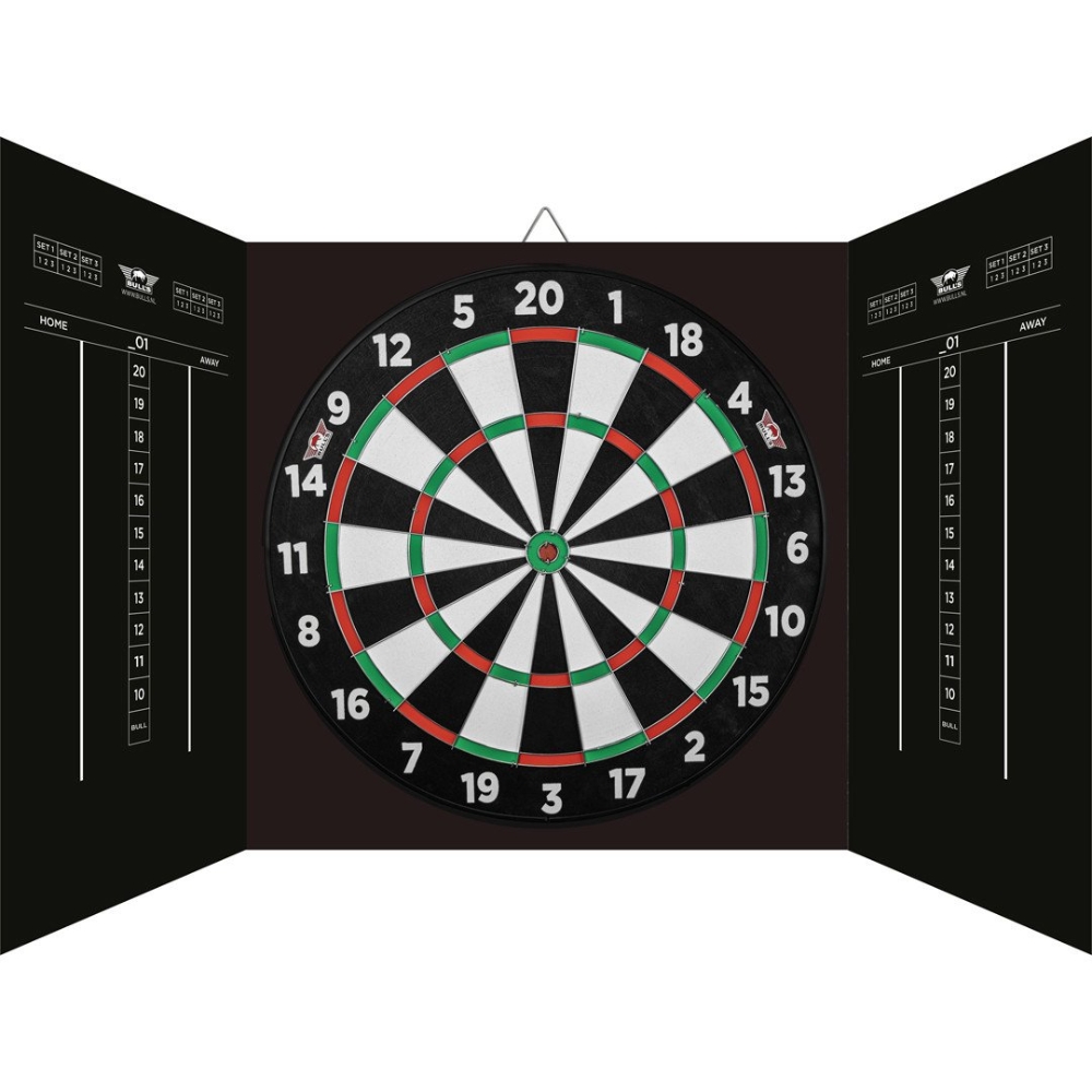 Kabinet s terčem Bull's Magnetic Paper Dartboard Cabinet Set - Obrázek 4
