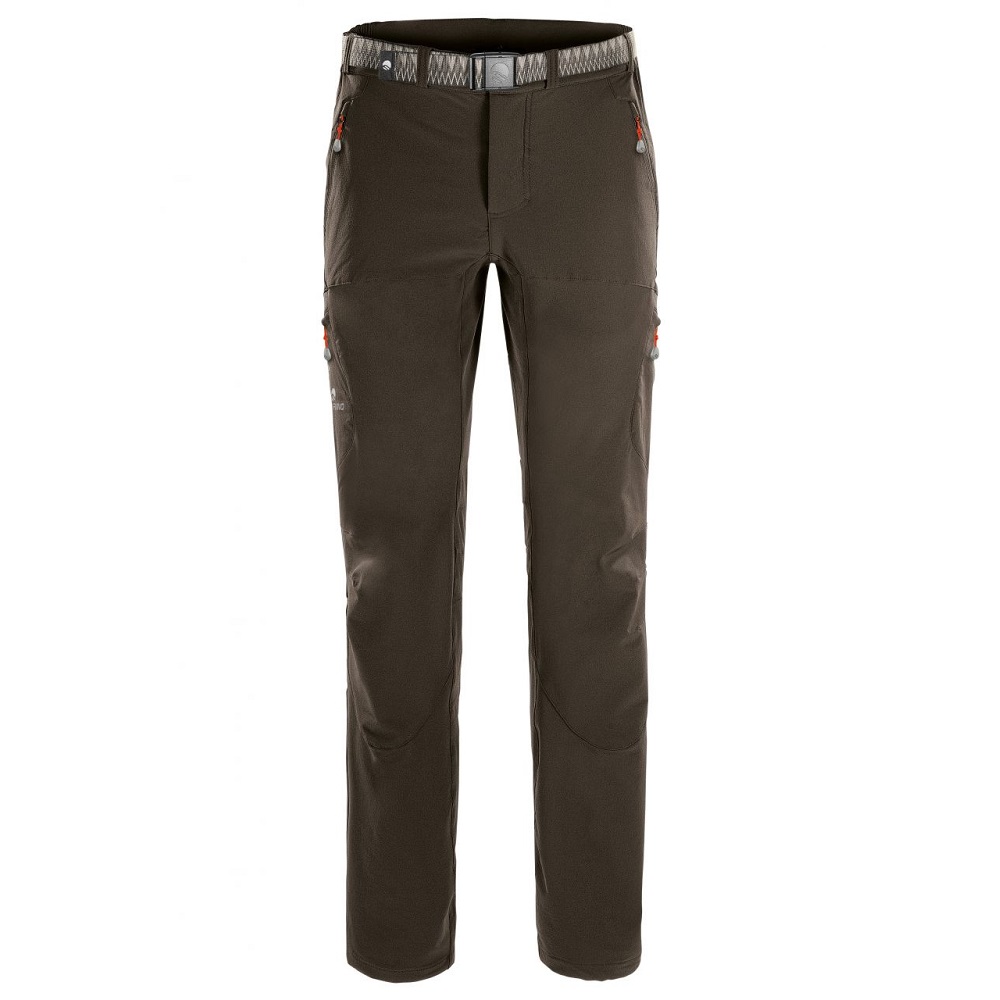 Pánské kalhoty Ferrino Hervey Winter Pants Man New Iron Brown - 46/S