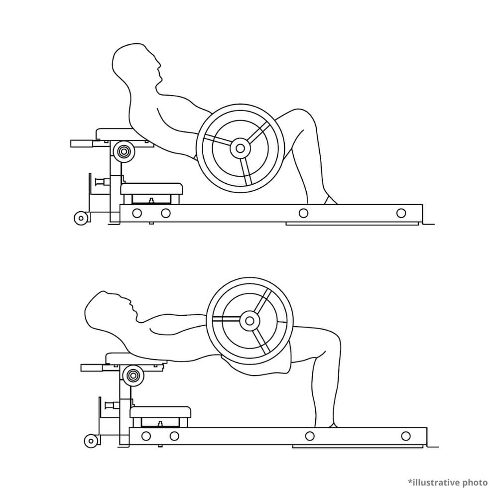 Posilovací lavice na nohy a hýždě inSPORTline X-NT HT10 Hip Thrust (obrázek 4)