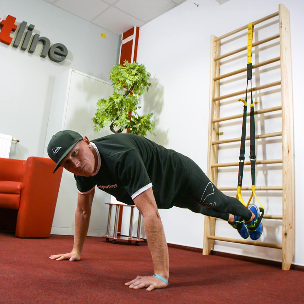 Závěsný posilovací systém inSPORTline MultiTrainer army-maskáčová (obrázek 8)