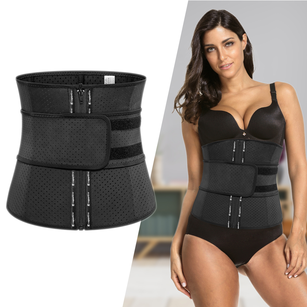 Fitness korzet inSPORTline Corwaist černá - M