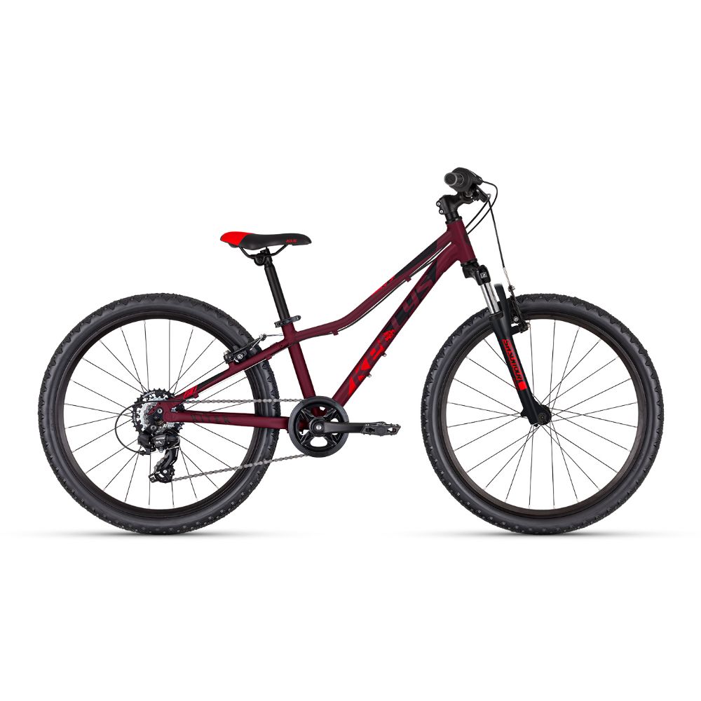 Juniorské kolo KELLYS KITER 50 24" - model 2025  Dark Plum  11" (125-145 cm)