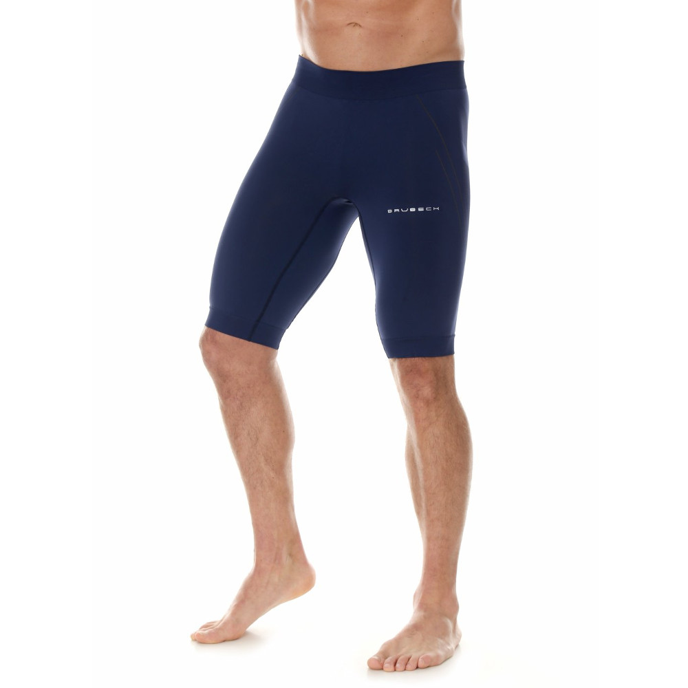 Pánské kraťasy Brubeck Running Force Dark Blue - XXL