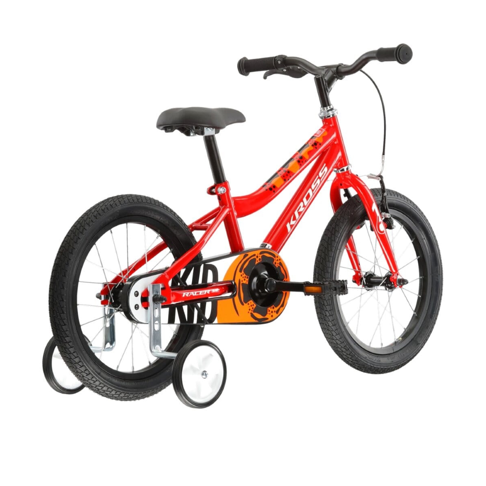 Dětské kolo Kross Racer 3.0 16" Gen 005 10" (110-130 cm) červená/oranžová/bílá (obrázek 3)