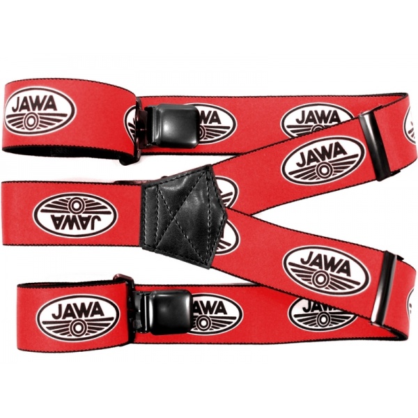 Kšandy MTHDR Suspenders JAWA  Soft Red - Soft Red