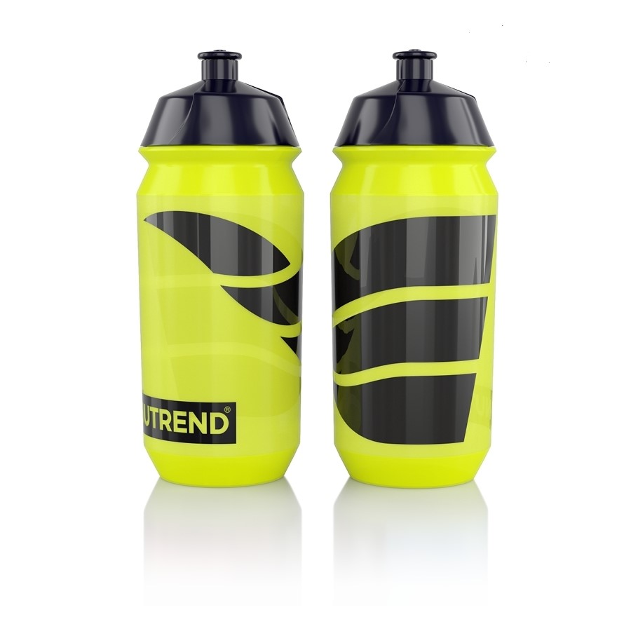 Sportovní láhev Nutrend Tacx Bidon 500 ml žlutá s černým potiskem