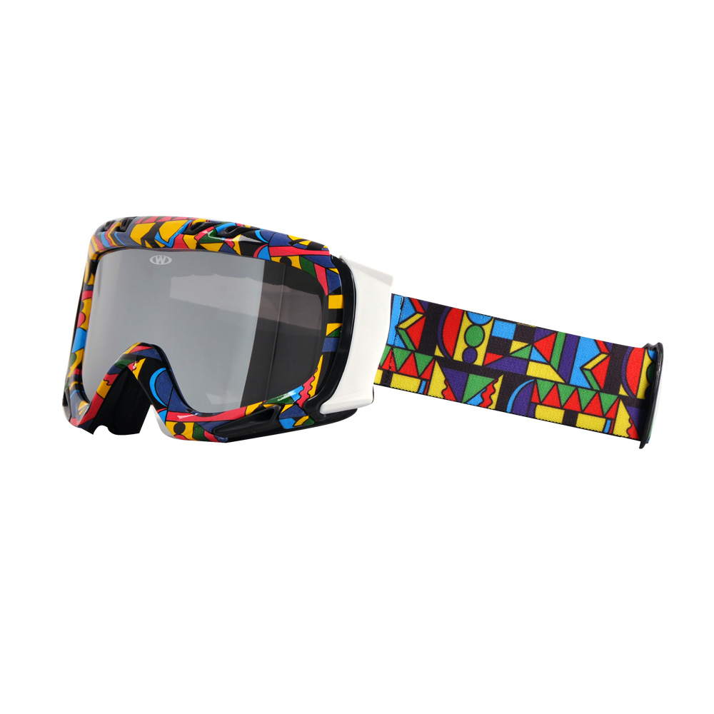 Lyžařské brýle WORKER Cooper s grafikou  barevná grafika - barevná grafika