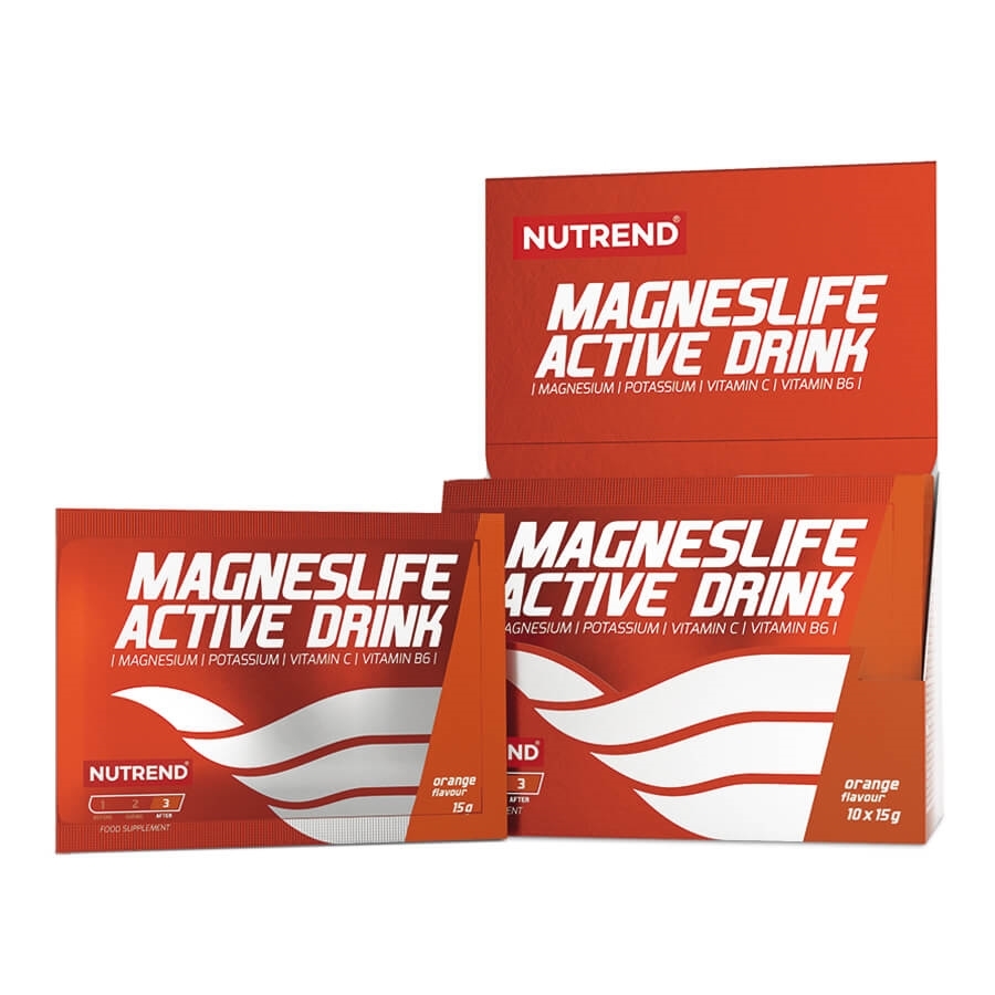 Instantní nápoj Nutrend Magneslife Active Drink 1x15g pomeranč