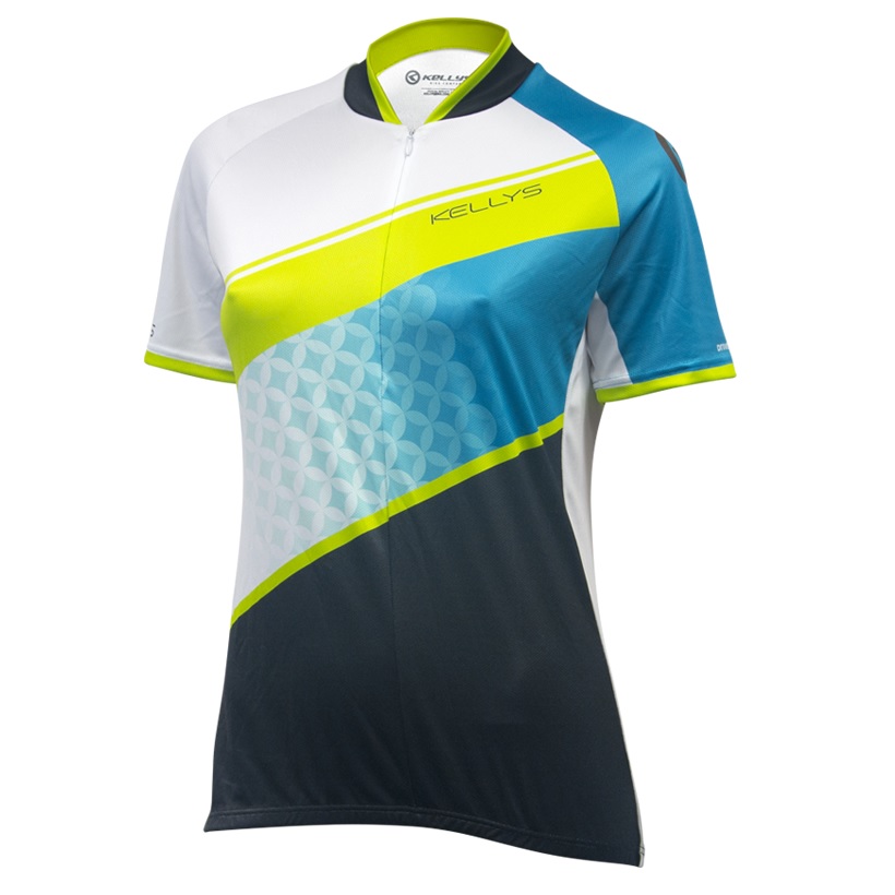 Dámský cyklistický dres Kellys Jody 016 - krátký rukáv Mint-Lime - S Kellys