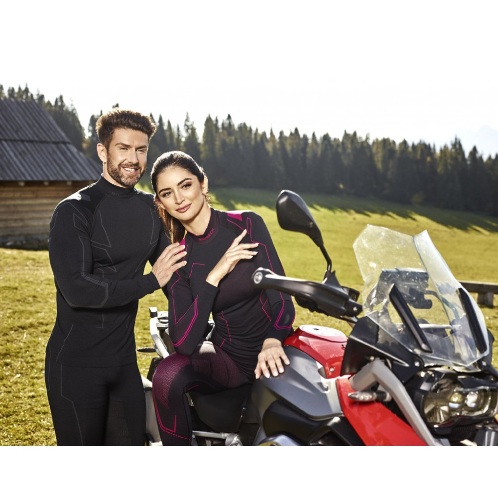 Pánské termo tričko na motorku Brubeck Cooler LS11800 Black M - Obrázek 5