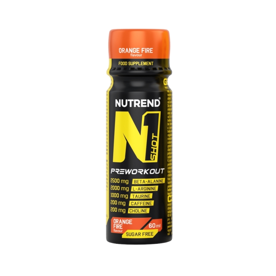 Stimulant Nutrend N1 Shot 60 ml orange fire