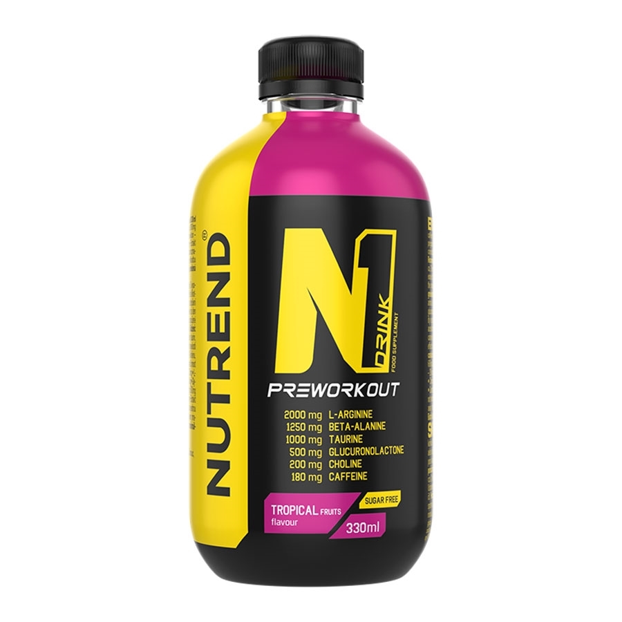 Energetický nápoj Nutrend N1 Drink 330 ml tropické ovoce - Obrázek 4