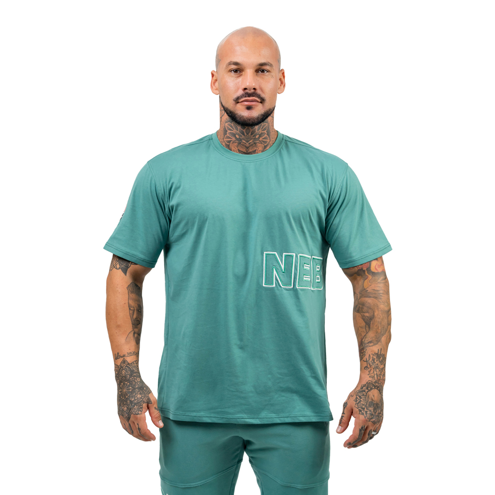 Tričko s krátkým rukávem Nebbia Dedication 709  Green  XXL