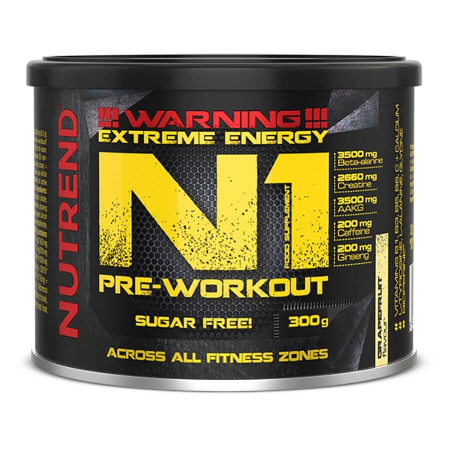 Pre-workout směs Nutrend N1 300 g grep