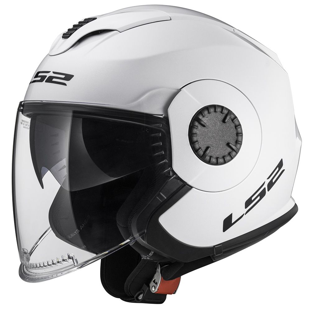 Moto přilba LS2 OF570 Verso Single Gloss White - M (57-58)