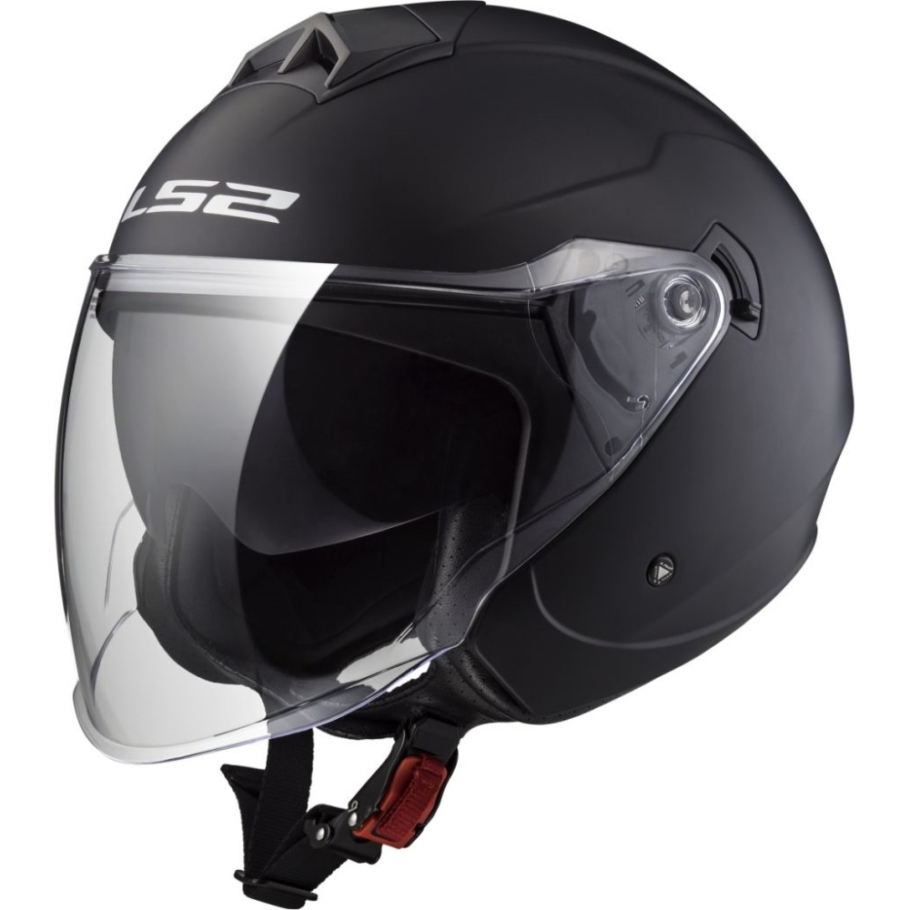 Moto helma LS2 OF573 Twister II Single Mono Matt Black - M (57-58)
