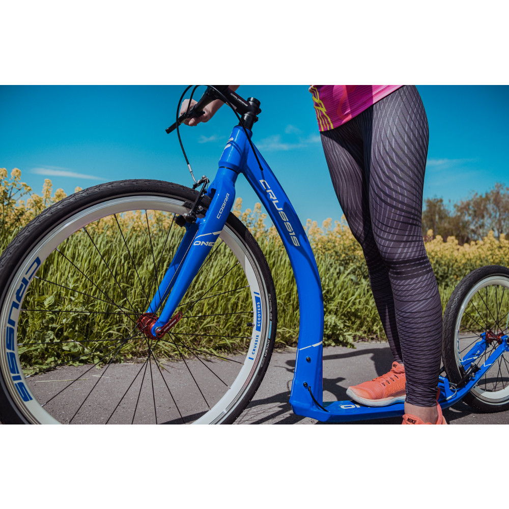 Koloběžka Crussis ONE Cobra 4.5 modrá 26"/20" - Obrázek 3