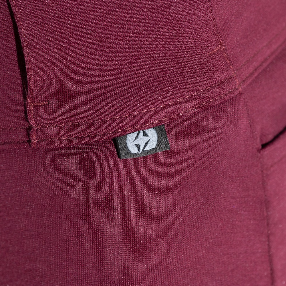 Dámské moto legíny Oxford Super Leggings 2.0 bordó 8 (obrázek 8)