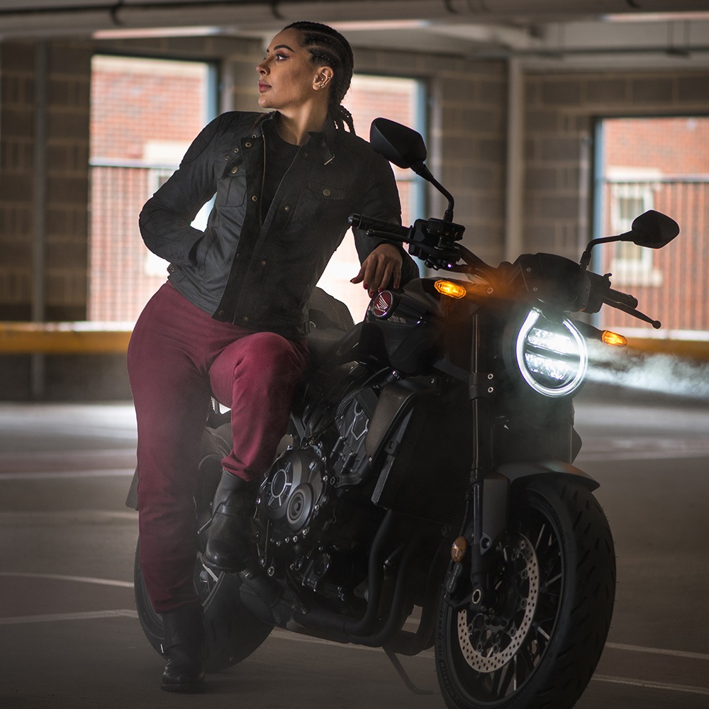 Dámské moto legíny Oxford Super Leggings 2.0 bordó 14 - Obrázek 5