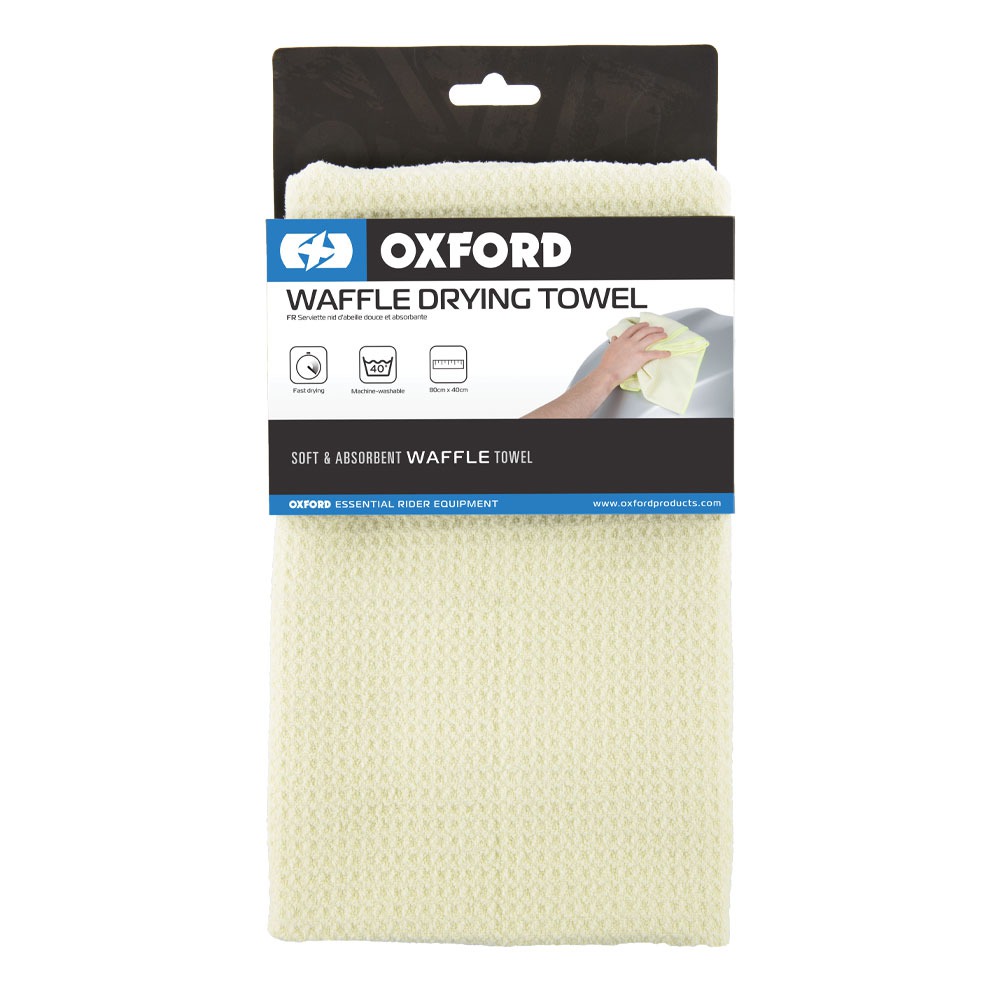 Utěrka z mikrovlákna Oxford Waffle Drying Towel 80x40 cm pro sušení a otírání povrchů (obrázek 4)